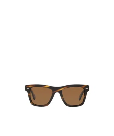 Oliver Peoples Square Sunglasses In Brown