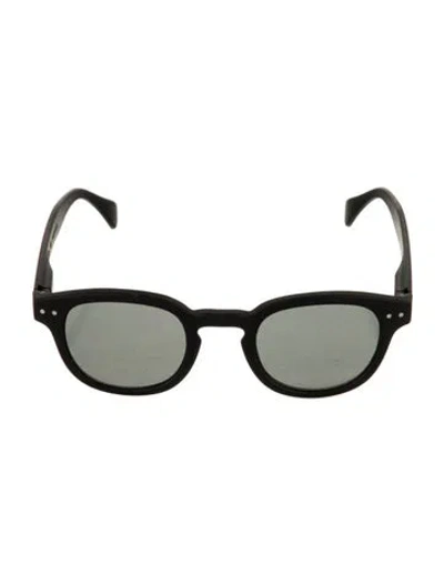 Pre-owned Oliver Peoples Square Tinted Sunglasses In Black