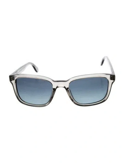 Pre-owned Oliver Peoples Square Tinted Sunglasses In Gray