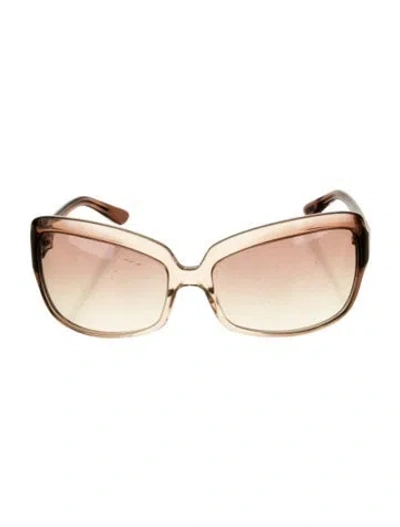 Pre-owned Oliver Peoples Square Tinted Sunglasses In Neutral