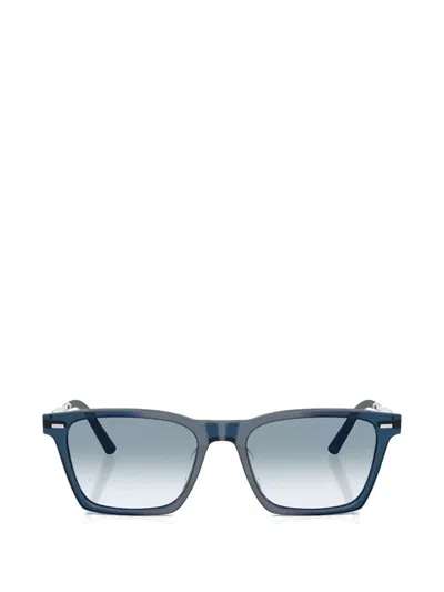 Oliver Peoples Square-frame Sunglasses In Blue