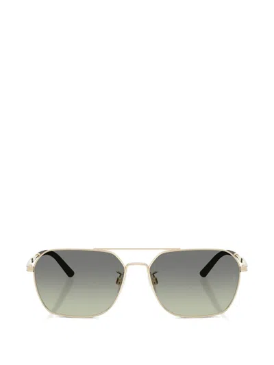 Oliver Peoples Square-frame Sunglasses In Gold