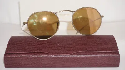 Pre-owned Oliver Peoples Sunglasse M-4 30th Gold Gold Mirror Ov1220s 5039w4 49 20 145