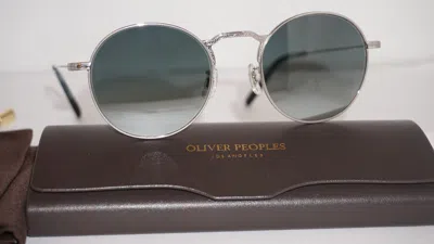 Pre-owned Oliver Peoples Sunglasse Weslie Sun Silver Steel Grad Ov1282st 503641 49 20 145 In Steel Gradient