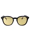 Oliver Peoples 1690 Fumo Merlot Acetate Sunglasses In Yellow