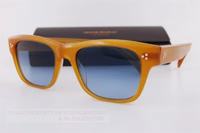 Pre-owned Oliver Peoples Sunglasses Birell Sun Ov 5524/su 1578q8 Amber/marine Gradient In Blue