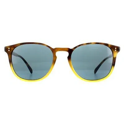 Pre-owned Oliver Peoples Sunglasses Finley 5298su Vintage Tortoise Indigo Photochromic In Brown