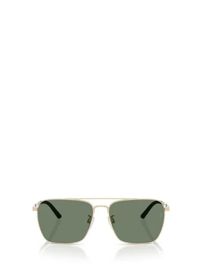 Oliver Peoples Full Frame Sunglasses In Green