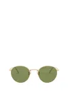 Oliver Peoples Ov1186s Coleridge Sun Metal And Crystal Round Sunglasses In Gold