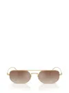 Oliver Peoples Womens Ov1351s 1989c Angular-frame Steel Sunglasses Gold In Gold