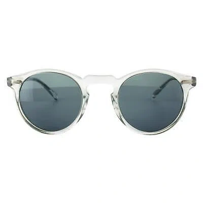 Pre-owned Oliver Peoples Sunglasses Gregory Peck Ov5217s 1101r8 Crystal Indigo Photocromic In Clear