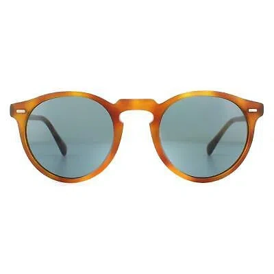 Pre-owned Oliver Peoples Sunglasses Gregory Peck Ov5217s 1483r8 Lbr Indigo Photochromic In Brown