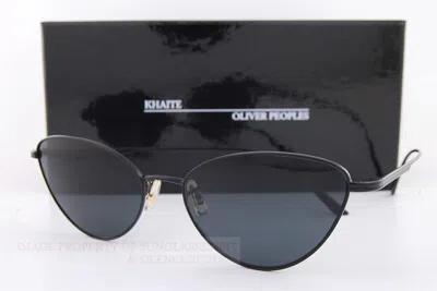 Pre-owned Oliver Peoples Sunglasses Khaite Ov 1328s 506287 Black/dark Gray For Women