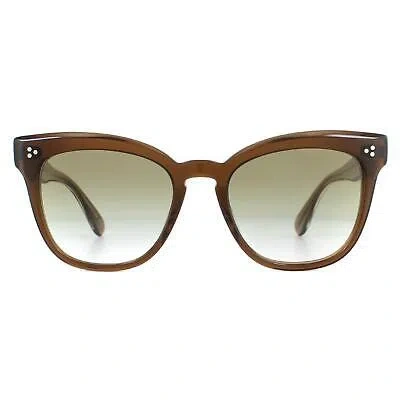 Pre-owned Oliver Peoples Sunglasses Marianela Ov5372su 16258e Espresso Olive Gradient In Green