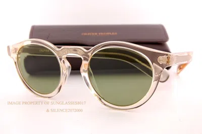Pre-owned Oliver Peoples Sunglasses Martineaux Ov 5450/su 109452 Buff/green