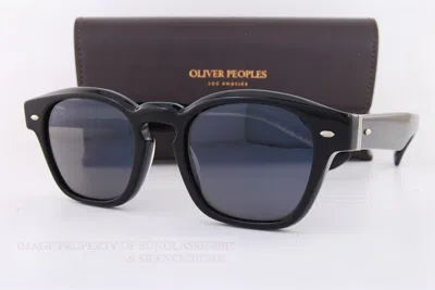 Pre-owned Oliver Peoples Sunglasses Maysen Ov 5521/su 1492r5 Black/carbon Grey In Gray