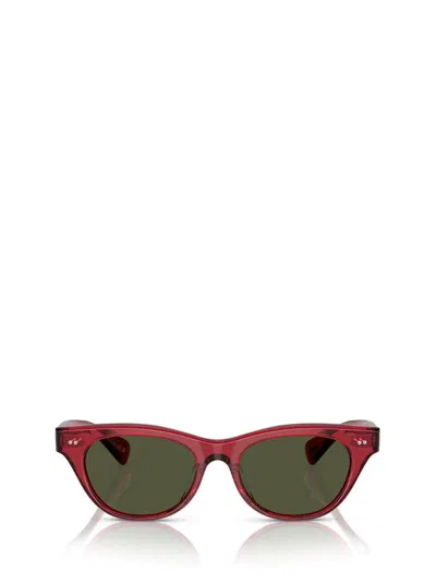 Oliver Peoples Sunglasses In Red