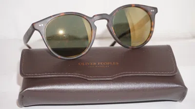 Pre-owned Oliver Peoples Sunglasses Romare Sun Sable Tortoise Ov5459su 1454o8 50 22 145 In Green