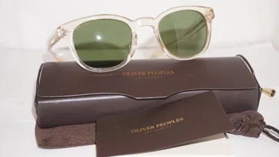 Pre-owned Oliver Peoples Sunglasses Sheldrake Transparent Green Ov5036s 158052 47 222 145