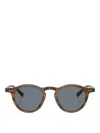 Oliver Peoples Desmon Sun Round-frame Sunglasses In Brown