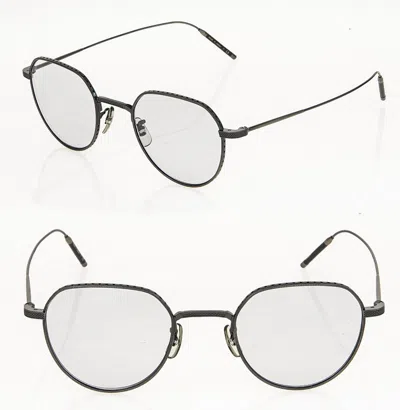 Pre-owned Oliver Peoples Takumi Tk-4 1298 Pewter Titanium Retro Eyeglasses Ov1298t Unisex In Demo Lens