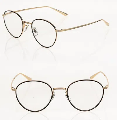 Pre-owned Oliver Peoples The Row Brownstone 2 Gold Havana Clear Ov1231st Eyeglasses 1231