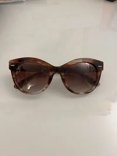 Pre-owned Oliver Peoples The Row X Georgica Sun Msrp$562 Ov5421su Rare Find In Brown
