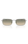 Oliver Peoples Tk-14 53mm Rectangular Sunglasses In Brown