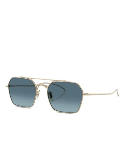 Oliver Peoples Tk-15 Sunglasses In Gold