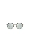 Oliver Peoples Tk-8 Round-frame Sunglasses In Green