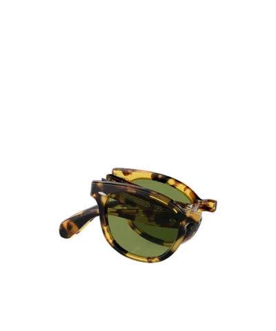 Oliver Peoples Tortoiseshell-frame Design Sunglasses In Green