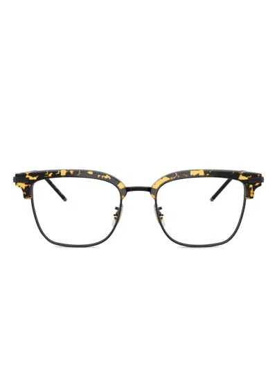 Oliver Peoples Tortoiseshell Square-frame Glasses In Brown
