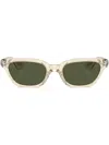 Oliver Peoples + Khaite 1983c Cat-eye Acetate And Silver-tone Sunglasses In 109452 Buff