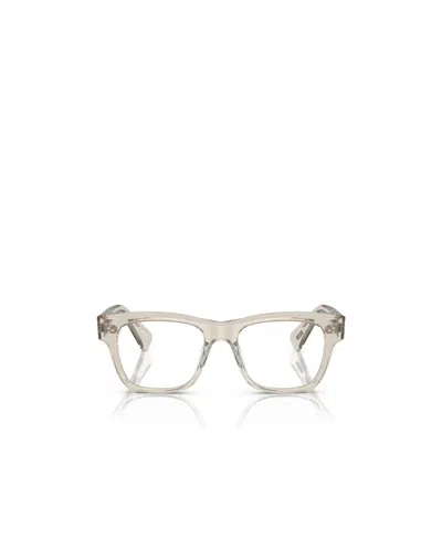 Oliver Peoples Transparent-design Square-frame Glasses In Brown