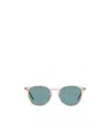 Oliver Peoples Transparent-frame Sunglasses In Green