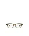 Oliver Peoples Transparent Rectangle-frame Glasses In Brown