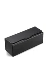 Oliver Peoples Two Frame Leather Case In Black