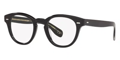 Pre-owned Oliver Peoples Unisex 48mm Black Eyewear Ov5413f 1492 48 Opticals Frame In Clear