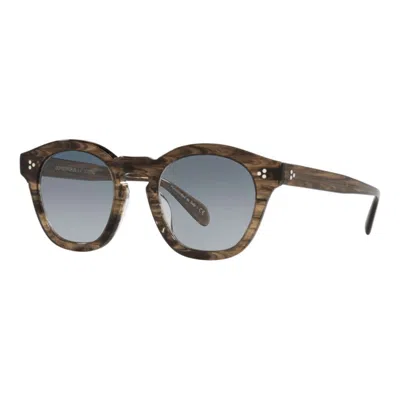Oliver Peoples Unisex Ov5382su-16898g Boudreau L. A. 48mm Sepia Smoke Sunglasses In Multi