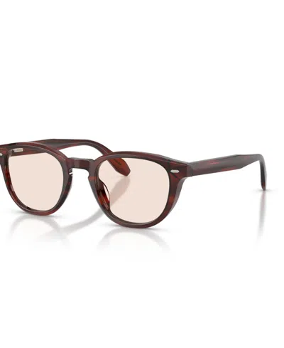Oliver Peoples Unisex Phantos Eyeglasses, Ov5586u In Brown
