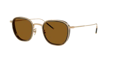 Oliver Peoples Unisex Sunglass Ov1321st Tk In True Brown