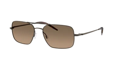 Oliver Peoples Unisex Sunglasses Ov1373s Victory Ii In Burgundy