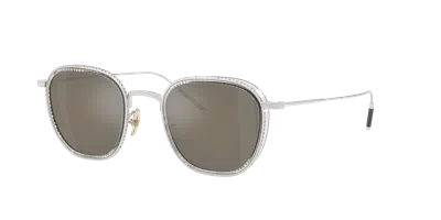 Oliver Peoples Unisex Sunglasses Ov1321st Tk In Grey Goldtone