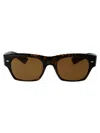 Oliver Peoples Walnut Tortoise Acetate Sunglasses