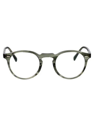 Oliver Peoples Washed Jade Acetate Glasses In Green