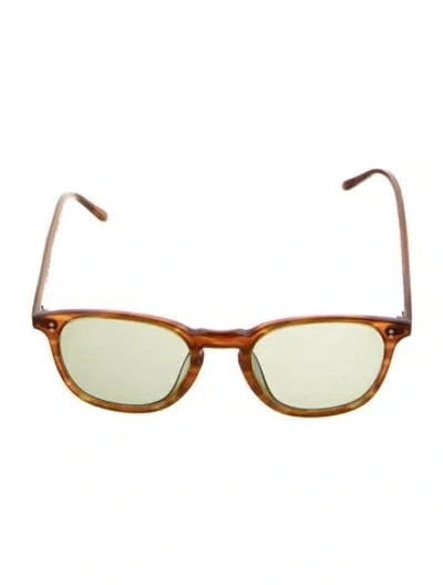 Pre-owned Oliver Peoples Wayfarer Clear Sunglasses In Multi