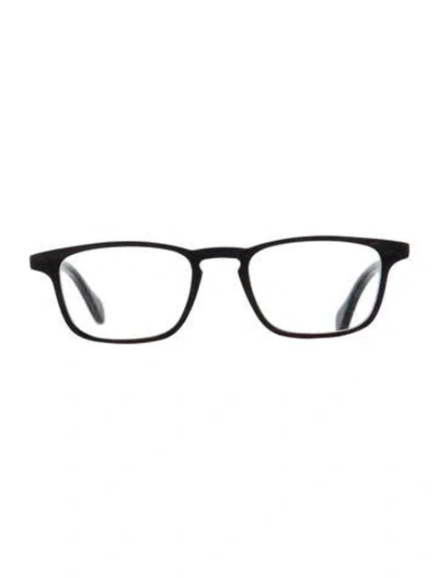 Pre-owned Oliver Peoples Wayfarer Eyeglasses In Black