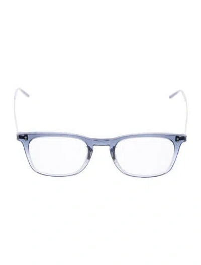 Pre-owned Oliver Peoples Wayfarer Eyeglasses In Grey