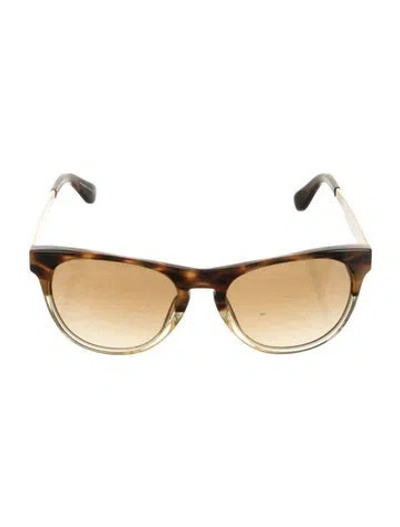 Pre-owned Oliver Peoples Wayfarer Gradient Sunglasses In Neutrals