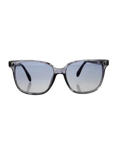 Pre-owned Oliver Peoples Wayfarer Gradient Sunglasses In Purple